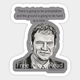 Ground is going to be hard as a rock Sticker